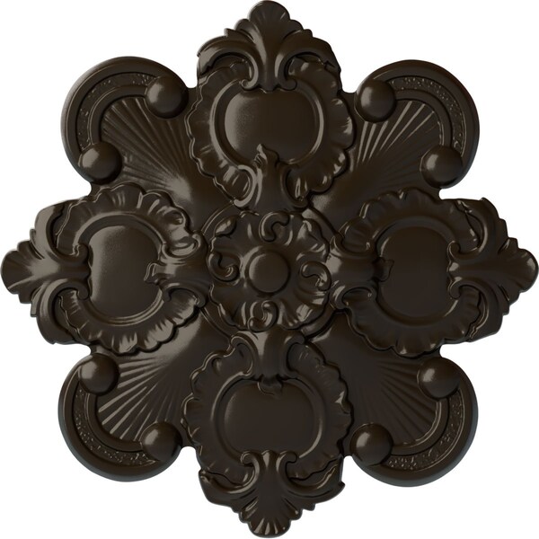 Ekena Millwork Katheryn Ceiling Medallion, Hand-Painted Stone Hearth, 18 1/8"OD x 1 1/4"P CM18KASHF - main